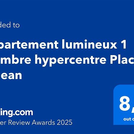 Appartement Lumineux 1 Chambre Hypercentre Place St Jean Valence  Dış mekan fotoğraf
